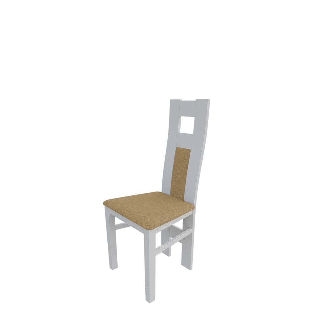 Veneti Jedálenská stolička MOVILE 20 - biela / béžová